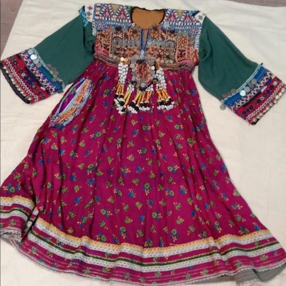 Vintage Afghan Kuchi dress